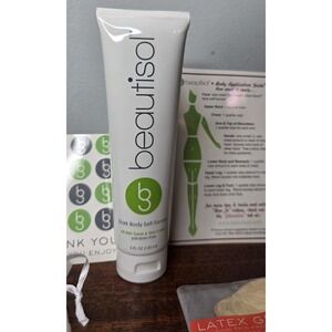 BEAUTISOL DARK BODY SELF-TANNING ALL SKIN TPES AND COLORS WITH LATEX GLOVES